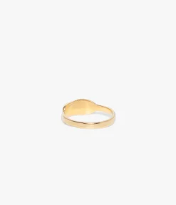 BAGUE BASALTE DORÉ