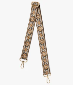 BANDOULIERE DE SAC ZINNIA MARRON