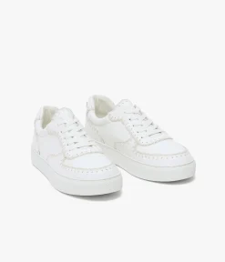 BASKET LILAS BLANC