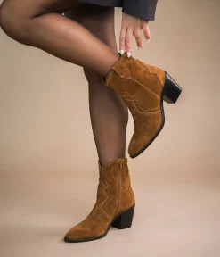 BOOTS MAELLE COGNAC