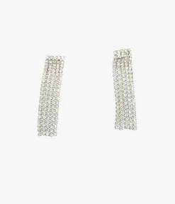 BOUCLES D'OREILLES BRILLANCE ARGENT