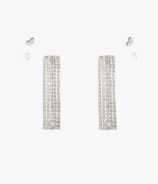 BOUCLES D'OREILLES BRILLANCE ARGENT