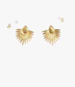 BOUCLES D'OREILLES BRITT BLANC