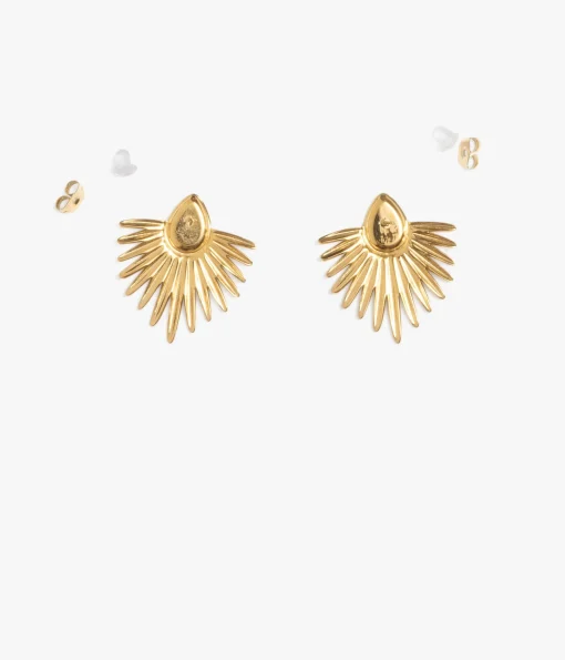 BOUCLES D'OREILLES BRITT BLANC