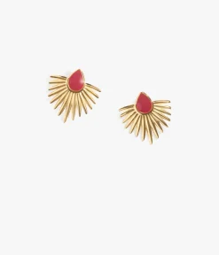 BOUCLES D'OREILLES BRITT ROSE