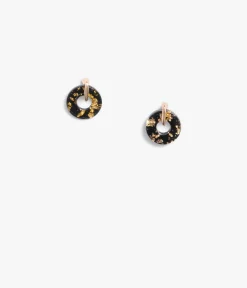 BOUCLES D'OREILLES BRUNELLE NOIR