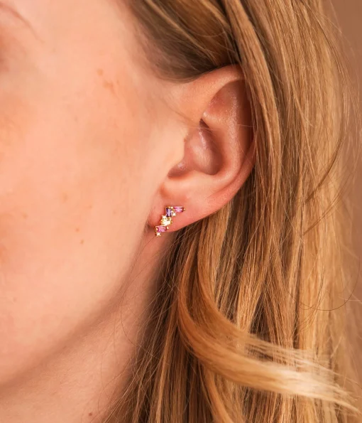 BOUCLES D'OREILLES MULTICOLORES