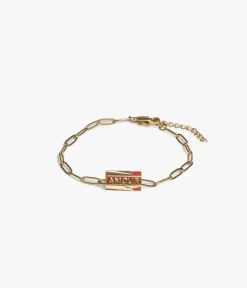 BRACELET ANEMONE DORÉ