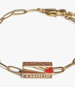 BRACELET ANEMONE DORÉ