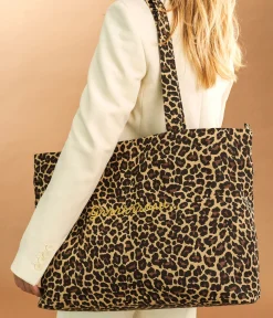 CABAS COUCOU LEOPARD