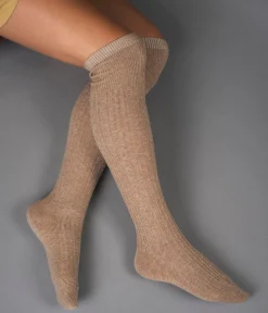 CHAUSSETTES HAUTES NELCA BEIGE