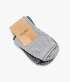 CHAUSSETTES NACRE NOIR ET GRIS
