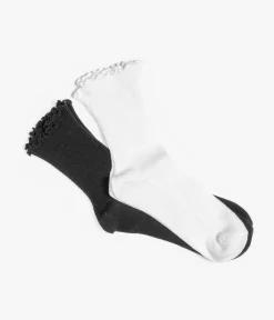CHAUSSETTES NADINA NOIR ET BLANC