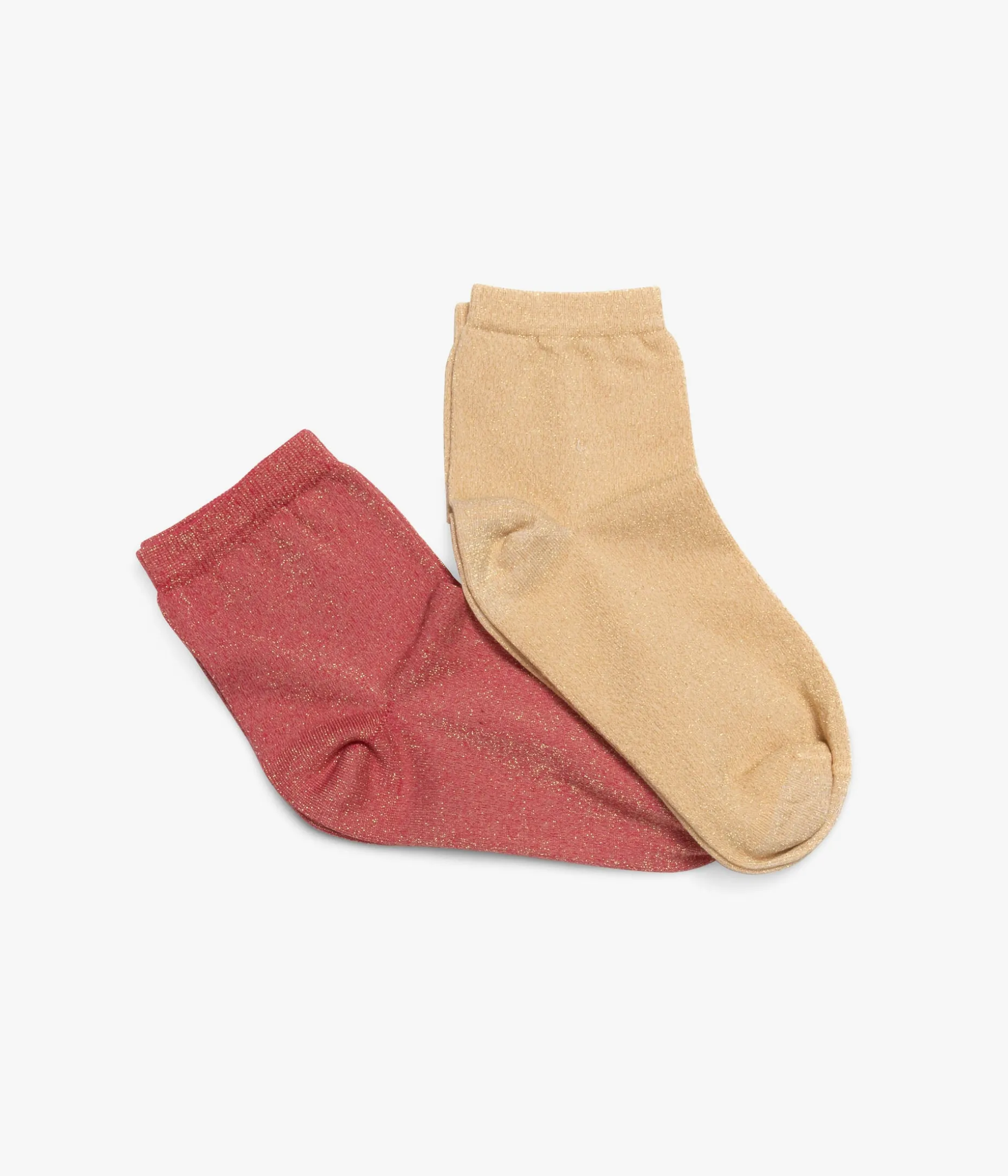 CHAUSSETTES NOA ROSE ET BEIGE