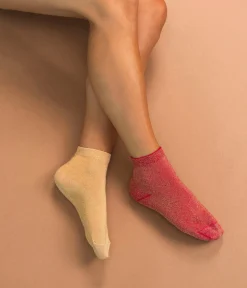 CHAUSSETTES NOA ROSE ET BEIGE