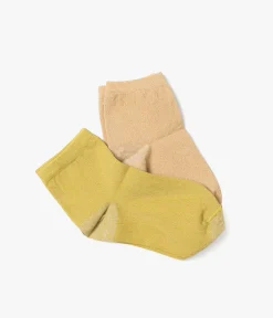 CHAUSSETTES NOA VERT ET NUDE