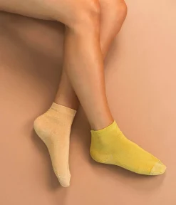 CHAUSSETTES NOA VERT ET NUDE