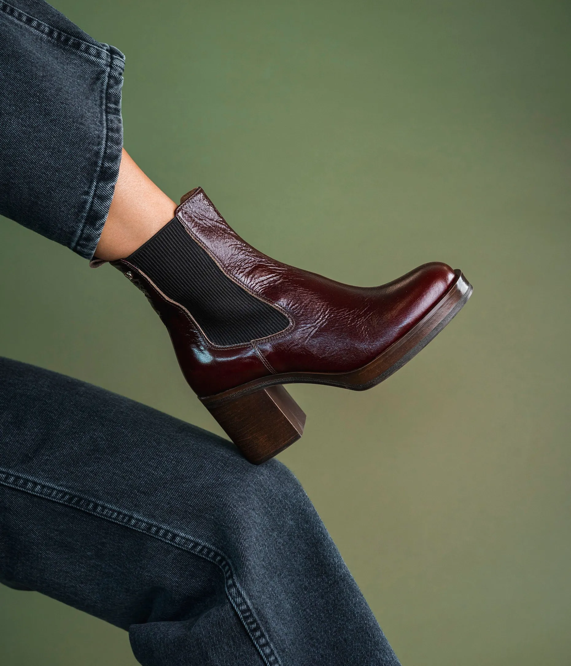 CHELSEA BOOTS ELEA ACAJOU