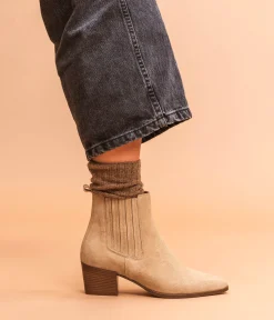 CHELSEA BOOTS MANDY BEIGE