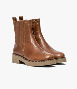 CHELSEA BOOTS SOLLENE COGNAC