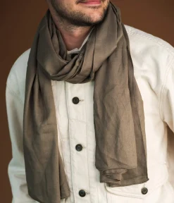 ECHARPE CALISSON VERT KAKI