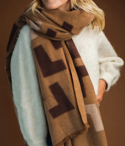 ECHARPE CARMELA MARRON