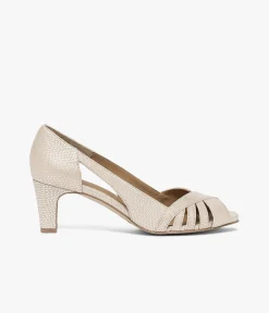 ESCARPIN DAMON PLATINE