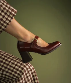 ESCARPIN ISIS COGNAC