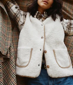 GILET HELLY ECRU