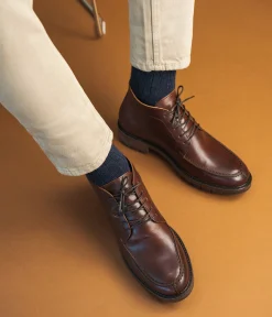 LOW-BOOTS GUILLAUME COGNAC
