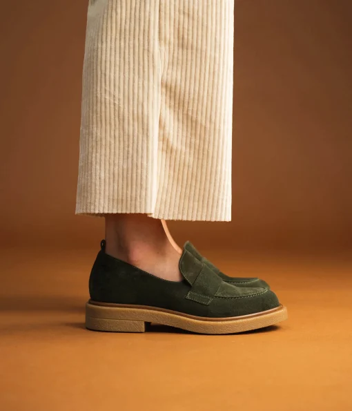 MOCASSIN ALIENOR VERT