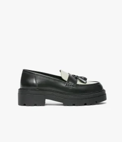 MOCASSIN ANGELE NOIR ET BLANC