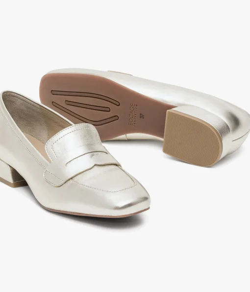 MOCASSIN ANGIE PLATINE