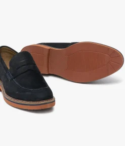 MOCASSIN OLIVIER MARINE