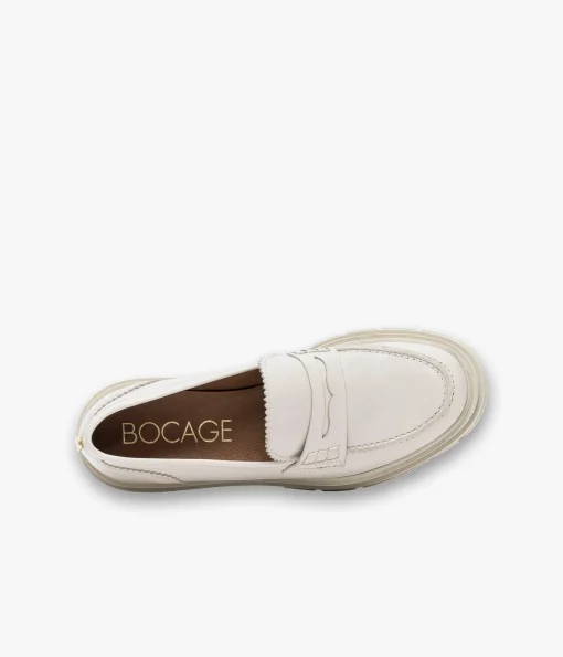 MOCASSINS ALINARO BLANC