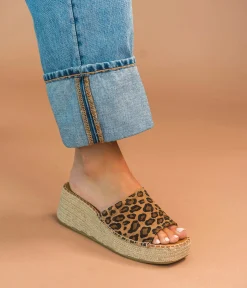 MULE VIVIANE LEOPARD