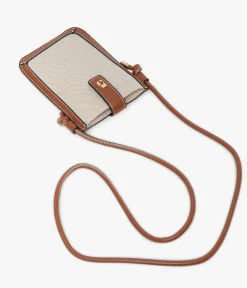 POCHETTE TELEPHONE EMELINE COGNAC