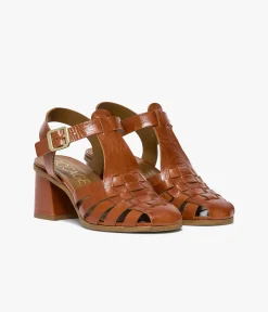 SANDALE DELFINA COGNAC