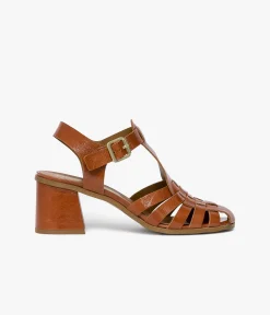 SANDALE DELFINA COGNAC