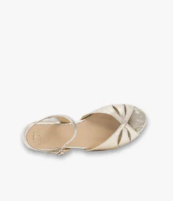 SANDALE GIULIA PLATINE