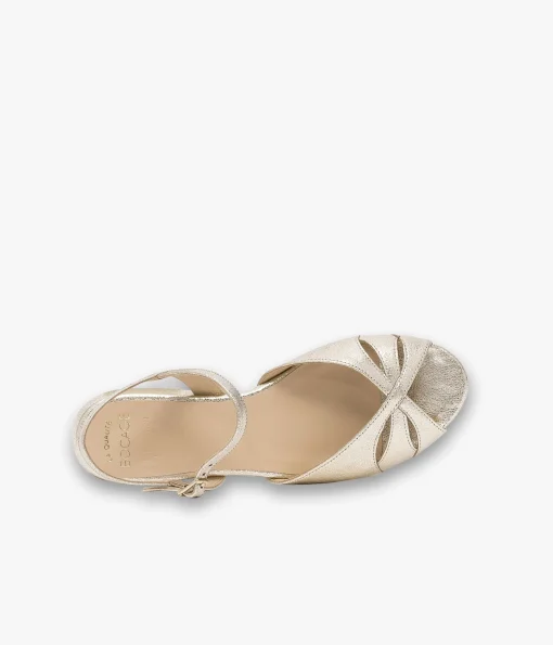 SANDALE GIULIA PLATINE