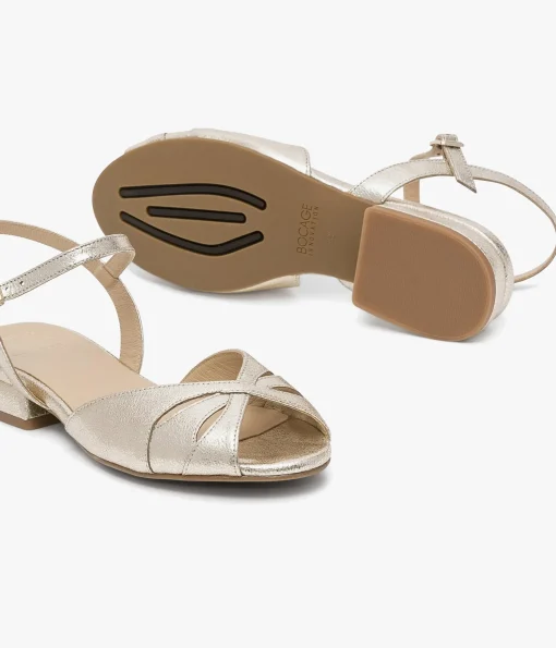 SANDALE GIULIA PLATINE