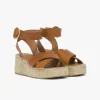 SANDALE HORTENSE COGNAC
