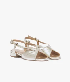 SANDALE JOLLIE PLATINE