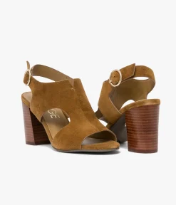 SANDALE PENSEE COGNAC