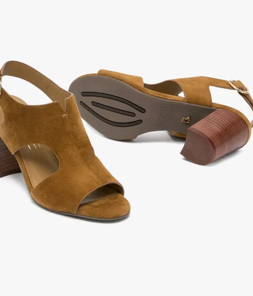 SANDALE PENSEE COGNAC