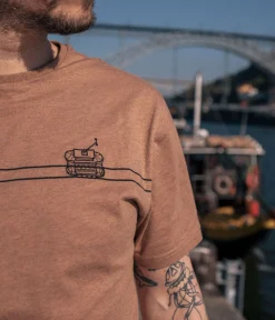 TEE-SHIRT HOJE MARRON